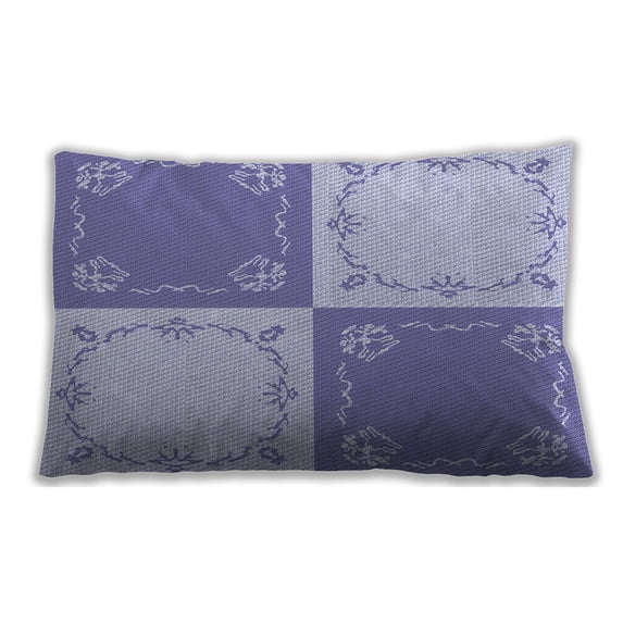 Ahgly Company Outdoor Rectangular Contemporary Lumbar Throw Pillow, 13 inch by 19 inch