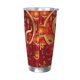 thumbnail image 1 of Año de la serpiente 2025 Feliz Año Nuevo chino 2025 Vaso de acero inoxidable Taza de café de viaje de 20 oz Taza térmica portátil con tapas, 1 of 7