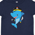 thumbnail image 4 of Inktastic Pirate Shark, Cute Shark, Little Shark, Blue Shark Boys or Girls Toddler T-Shirt, 4 of 5