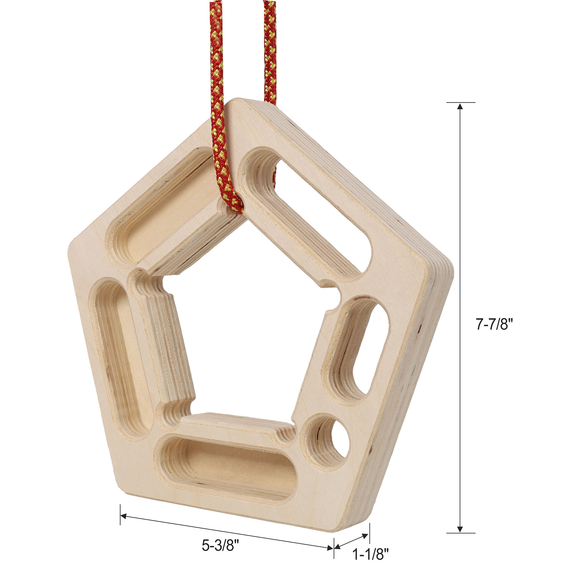 CQSXDA 2pack Wooden Climbing Hangboard For Strengthening Fingers And Grip Essential Rock Climbing Training Tool