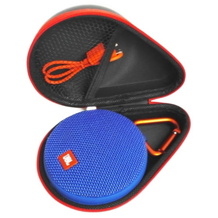 Sounddock Portable Bag FitSand (TM) Portable Travel Carry Zipper Protective EVA Hard Case Cover Bag Box for JBL Clip 2 Waterproof Portable Bluetooth Speaker ()