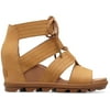 Sorel - Womens Joanie II Lace, Leather or Suede Sandal with Wedge Heel