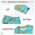 thumbnail image 4 of joogoo Cute Dachshund Dog Pajamas Set Long Sleeve Soft Cotton Sleepwear 2 Piece 18M, 4 of 7