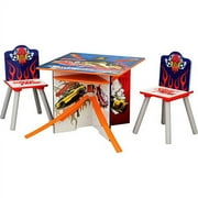 Hot Wheels Table and Chair Set with Racetrack and Cars