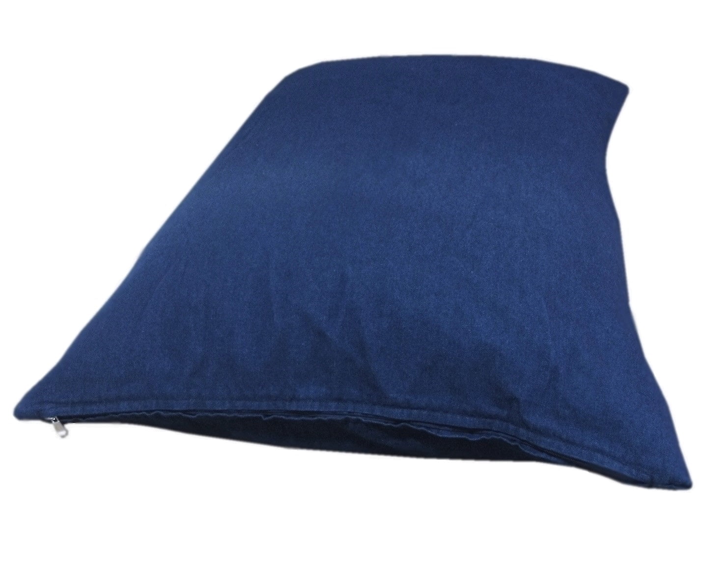 Dogbed4less Shredded Memory Foam Pillow with Denim Cover, 36 x 29 inch, Blue, 1 Count
