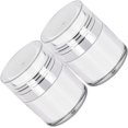 thumbnail image 1 of ZOUSSIQI 2pcs Refillable Pump Cream Jars Moisturizer Dispensers 100ml Empty Body Butter Containers with Lids for Cosmetics Sample Storage CA919-60961, 1 of 9