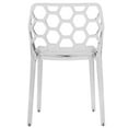 thumbnail image 3 of LeisureMod Modern Dynamic Dining Chair - Set of 4-Color:Clear, 3 of 8