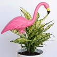 thumbnail image 5 of Bloem 2 Pack Pink Flamingos Large 14" x 12" Yard Decorations, Resin Lawn Ornament Stakes with Stainless Steel Legs, 5 of 6