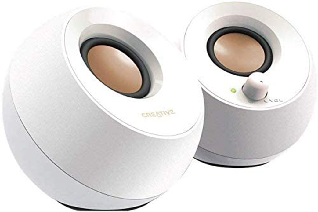 Creative Pebble 2.0 USBPowered Desktop Speakers with FarField Drivers