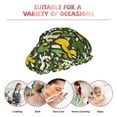 thumbnail image 6 of KLL Cactus 4 Pattern Shower Cap & Bath Cap for Women,Reversible Oversized Waterproof Shower Caps for all Hair Lengths,Elastic Reusable Bathing Hair Cap, 6 of 6