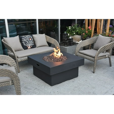 Modeno Brandford Outdoor Gas Firepit Table 34 Inches Natural Gas