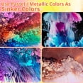 thumbnail image 4 of Set de Tintas de Alcohol LET'S RESIN 64 piezas Pasteles Metálicos Vibrantes, 4 of 7