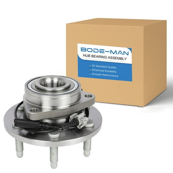 Bodeman Front Wheel Hub and Bearing Assembly for 2007-2014 Chevy GMC Silverado Sierra  1500 Tahoe Yukon Cadillac Escalade 4x4 4WD AWD 515096