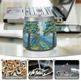 thumbnail image 6 of Yayeee Ashtray with Lid for Cigarette Smokeless Stainless Steel Home Ash Holder, Blue Mountain, 6 of 7