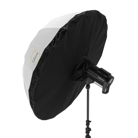 Glow Easy Lock 41" Translucent Umbrella Black Panel