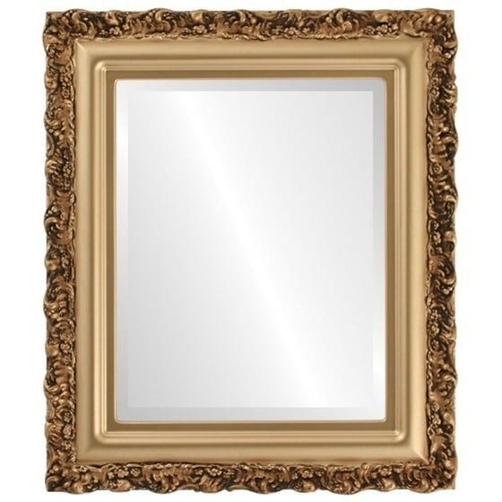 The Oval And Round Mirror Venice Framed In Desert The Oval And Round Mirror Venice Framed In Desert Gold Brown Dark Com