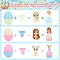 thumbnail image 2 of 12-Piece Easter Egg Hunt Kit With Princess Toy Inside, Easter Basket Stuffers And Party Favors For Kids, Classroom Rewards And Gifts For Girls, 2 of 7