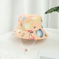 thumbnail image 3 of Gubotare Toddler Hat Sun Kids Girls Sun Hat UV Protection Wide Brim Beach Cap with Ponytail Hole (B,Size 4-8 Years), 3 of 5