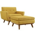 thumbnail image 2 of Modway Engage 2 Piece Armchair and Ottoman in Citrus, 2 of 6
