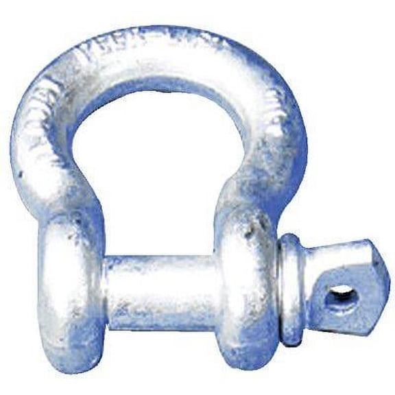 Peerless Chain Forged Carbon Screw Pin Anchor Shackle, 5/8In, 7165Lbs
