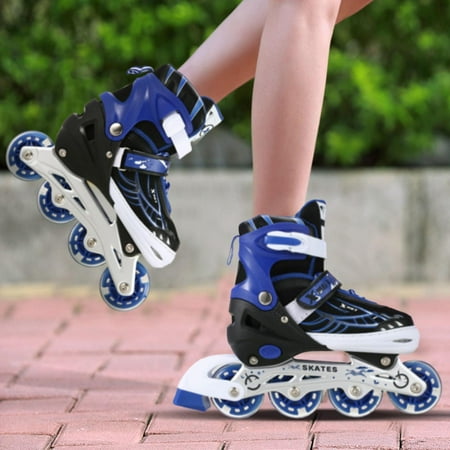Kid's Ciro Adjustable Kids Inline Skates with Light up Wheels, Stylish Rollerblades for Beginners boys and girls