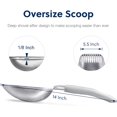 thumbnail image 2 of czcpp-Cat Litter Scoop, Aluminum Alloy Sifter, Kitty Metal Scooper, Deep Shovel, Long Handle, Poop Sifting, Kitten Pooper Lifter, Durable, Heavy Duty, for Litter Box, 2 of 4