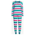 thumbnail image 3 of Joyspun Women's Long Sleeve Sleep Top and Jogger PJ Set, 2-Piece, Sizes up to 3X, 3 of 3