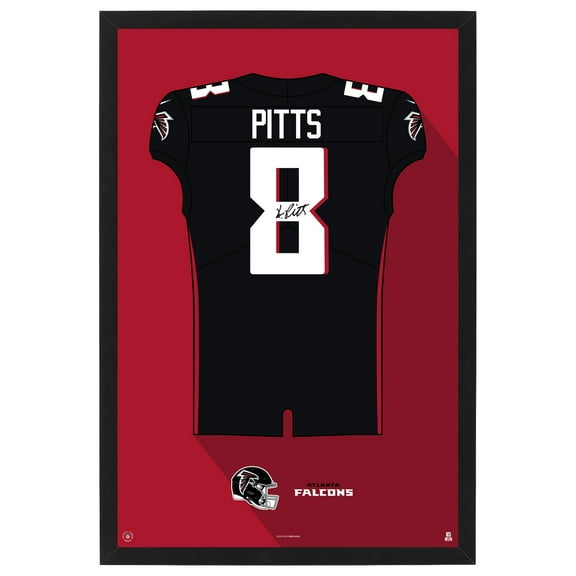 Kyle Pitts Atlanta Falcons Home Jersey Framed Art Print