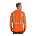 thumbnail image 2 of CornerStone ANSI 107 Class 3 Mesh Long Sleeve Tee | Reflective Work Shirt for Men & Women, High Visibility Clothing for Construction, 2 of 4