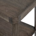 thumbnail image 5 of Kate and Laurel Talcott Farmhouse Rectangle Wood Side Table, 22 x 14 x 26, Gray, Decorative Modern Two Tier End Table for Use as a Bedroom Nightstand or Living Room Accent, 5 of 7