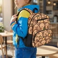 thumbnail image 5 of Aplkyhs Capybara Orange Backpack for Kids 9-12 School Bag Lightweight Water Resistant Bookbag for Daily School, 5 of 7