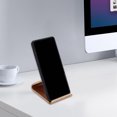 thumbnail image 4 of Wood Cell Phone Stand Detachable Book Stand Universal Mobile Phone Holder Desktop Smartphone Stand Portable Tablet Non Slip Stable Stand for iPhone iPad and All Tablets Android Phones, 4 of 7