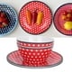 thumbnail image 5 of Plato de porcelana de imitación plato redondo hermoso juego de platos de ensalada de colores para dulces frutas viajes a casa ANGGREK Otros, 5 of 8