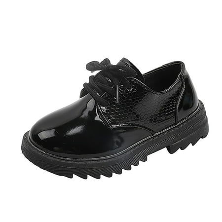 

koaiezne Summer And Autumn Fashion Cute Girls Casual Shoes Solid Color Lace Up Round Toe Thick Bottom Non Slip Dress Shoes Girls Short Rain Boots Girls Tan Rain Boots