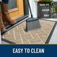 thumbnail image 6 of Buganda Door Mat Outside, Waterproof Low Profile Welcome Mat, Heavy Duty Rubber Doormats for Outside Entry 29.5x17, Beige, 6 of 8