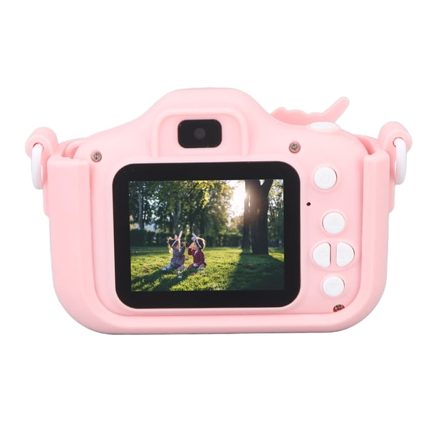Kids Selfie Camera Cute Dual Lens Kids Camera Cámaras De Video Digitales Para Niños Pequeños Fotografía Grabación De Video Juegos Música Cámara Digital Juguete