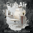 thumbnail image 2 of Oline ErgoAir Ergonomic Office Chair – Adjustable Lumbar Support, Flip-Up Armrests, Mesh Computer Desk Chair, Swivel Rolling Executive Gaming Chair for Home & Office (Beige), 2 of 10