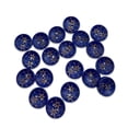 thumbnail image 2 of Minnieouse 100 piezas de botones de , pintura de flores de agujeros, manualidades DIY para manualidades Accesorios de disfraces Azul, 2 of 6