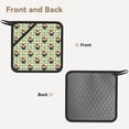 thumbnail image 2 of Xecao Christmas Hat French Bulldog for Silicone Trivet Mats - Heat Resistant Pot Holders, Multipurpose Non-Slip Hot Pads, 2 of 8