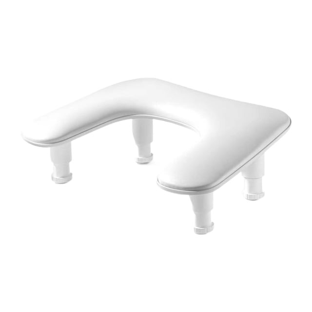 PU cuero arte de uñas de uñas de la mesa de la mesa de uñas no slip de cuero PU de altura ajustable herramienta de salón para la mujer para