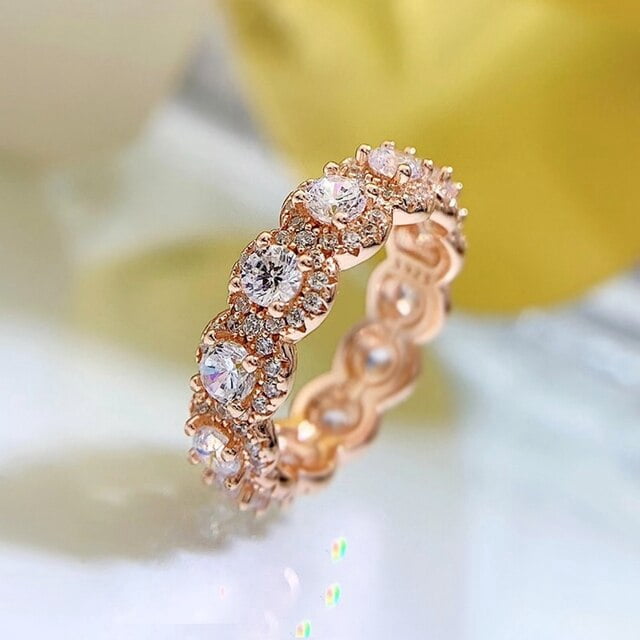 Bague De Fiançailles En Argent 925 Avec Diamant Et Saphir De Laboratoire - Taille Sur Mesure (4 à 14)
