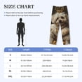 thumbnail image 4 of Sigee Regal Dog In Royal Attire print Men's Pajama Pants Lounge Sleep Bottoms with Elastic Waistband and Pockets-Large, 4 of 6
