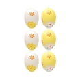 thumbnail image 2 of 6x Adornos Colgantes de Huevos de Pascua Decoración de Huevos de Pascua Favores de Fiesta Regalos para Niños Colgantes para Proyectos Escolares de Fes Blanco amarillo, 2 of 8