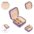 thumbnail image 4 of Unique Bargains Portable Velvet Jewelry Storage Box Purple, 4 of 7