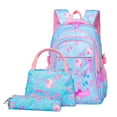 thumbnail image 1 of 3pcs/set Bow Print Schoolbags for Teen Girls Primary Waterproof Kids Backpack Student Princess Backpack Children's Bookbag Rucksack, 1 of 4