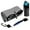 Gray, variant on Microfiber Waffle Pattern Tri-fold Golf Towel, Brush Tool Kit with Club Groove Cleaner, Retractable Extension Cord, Clip and Pouch