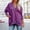 Purple, variant on Baqcunre Hoodies For Women Women Casual Button V Neck Hoodies Oversized Pullover Sweatshirt Hooded Tops With Pockets Womens Sweaters Fall Outfits For Women 2023 Blue L