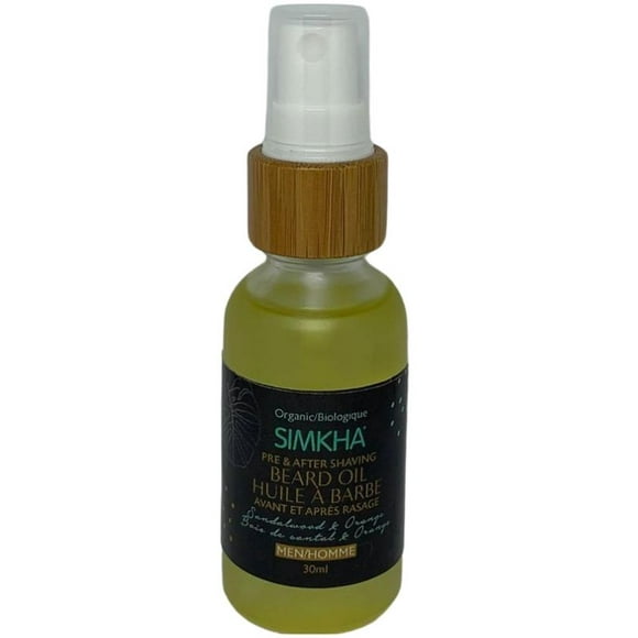 SIMKHA Beauty Organic and Vegan Sandalwood Beard oil