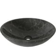 thumbnail image 2 of Novatto NOSV-CMORB Coffee Marble Natural Stone Vessel Sink with Oil Rubbed Bronze Umbrella Drain, 2 of 8