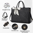 thumbnail image 2 of Bolsa De Cuero Para Laptop Mujer Color Negro, 2 of 3